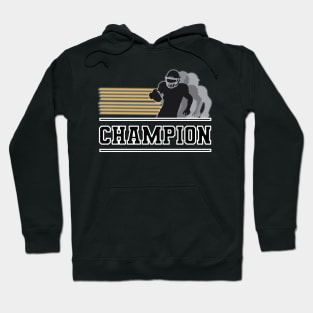 Super champion, American football player Hoodie